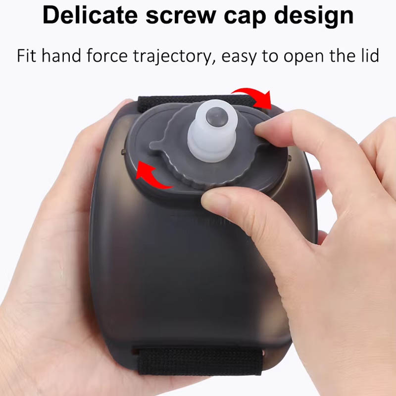 Silicone Collapsible Water Bottle Leakproof Travel Bottle BPA Free