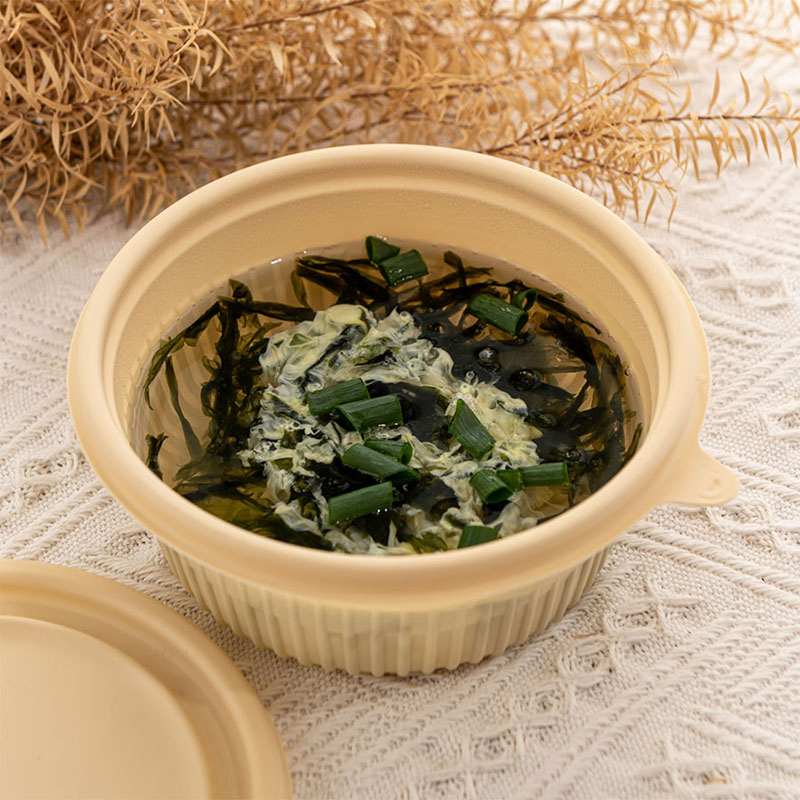 Leakproof Biodegradable Food Containers Microwave-Safe Option