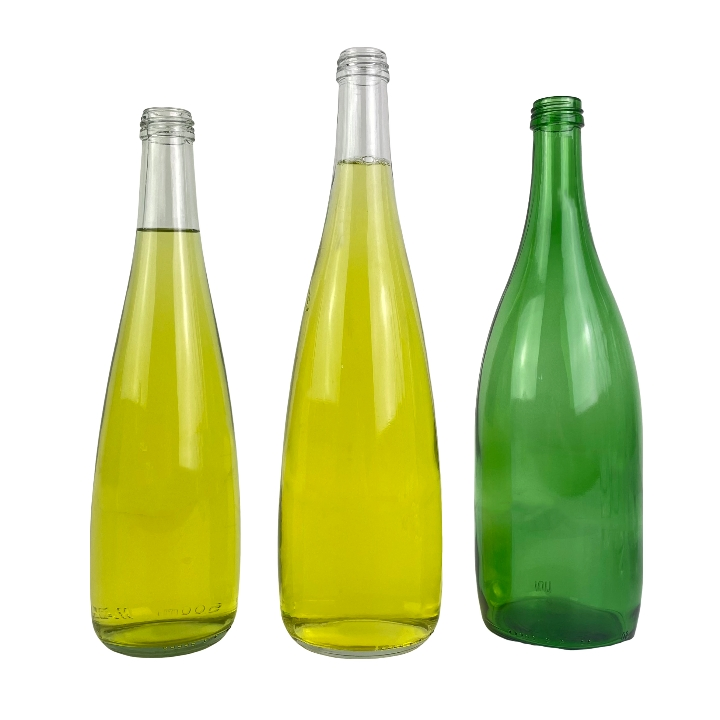 330ml 500ml 750ml 1000ml Flint Glass Water Bottle Crystal Clear Bevereage Bottles
