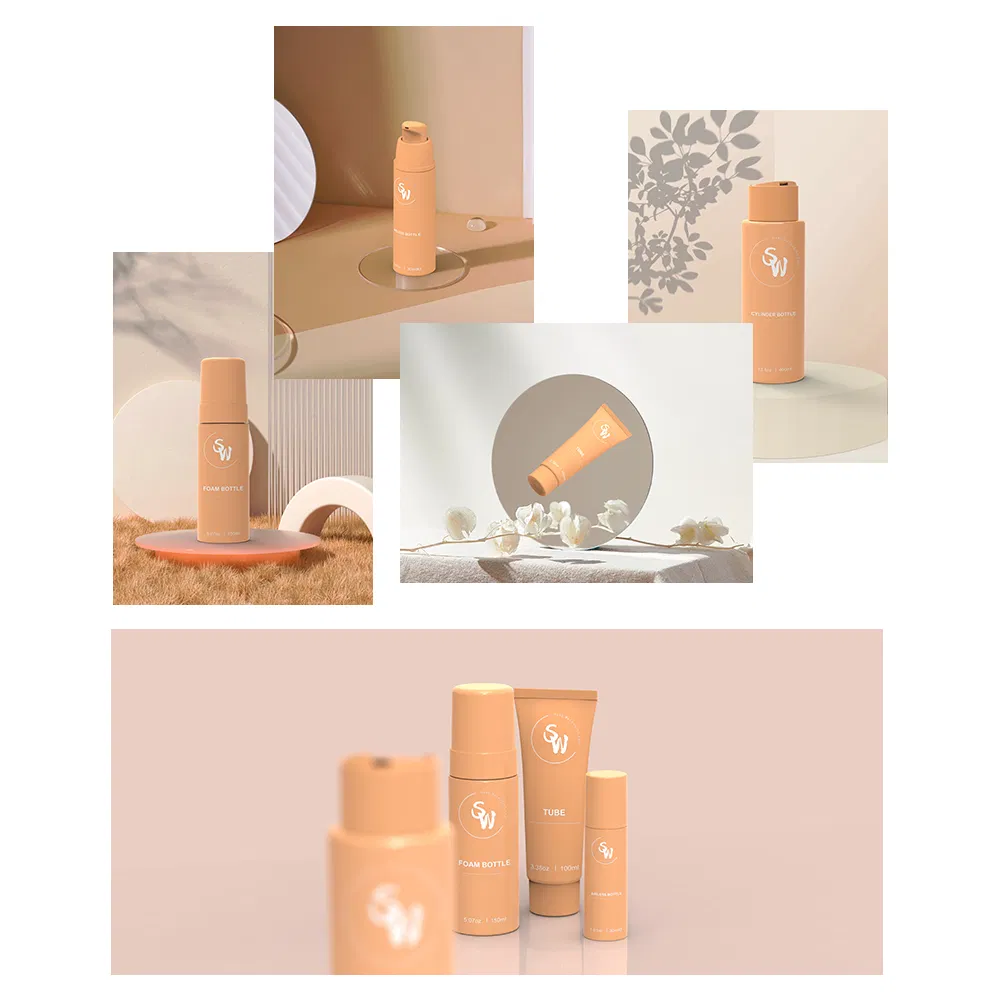 Portable Airless Lotion Plastic Bottle with Pump Spray 30ml Empty Vacuum Skincare Container