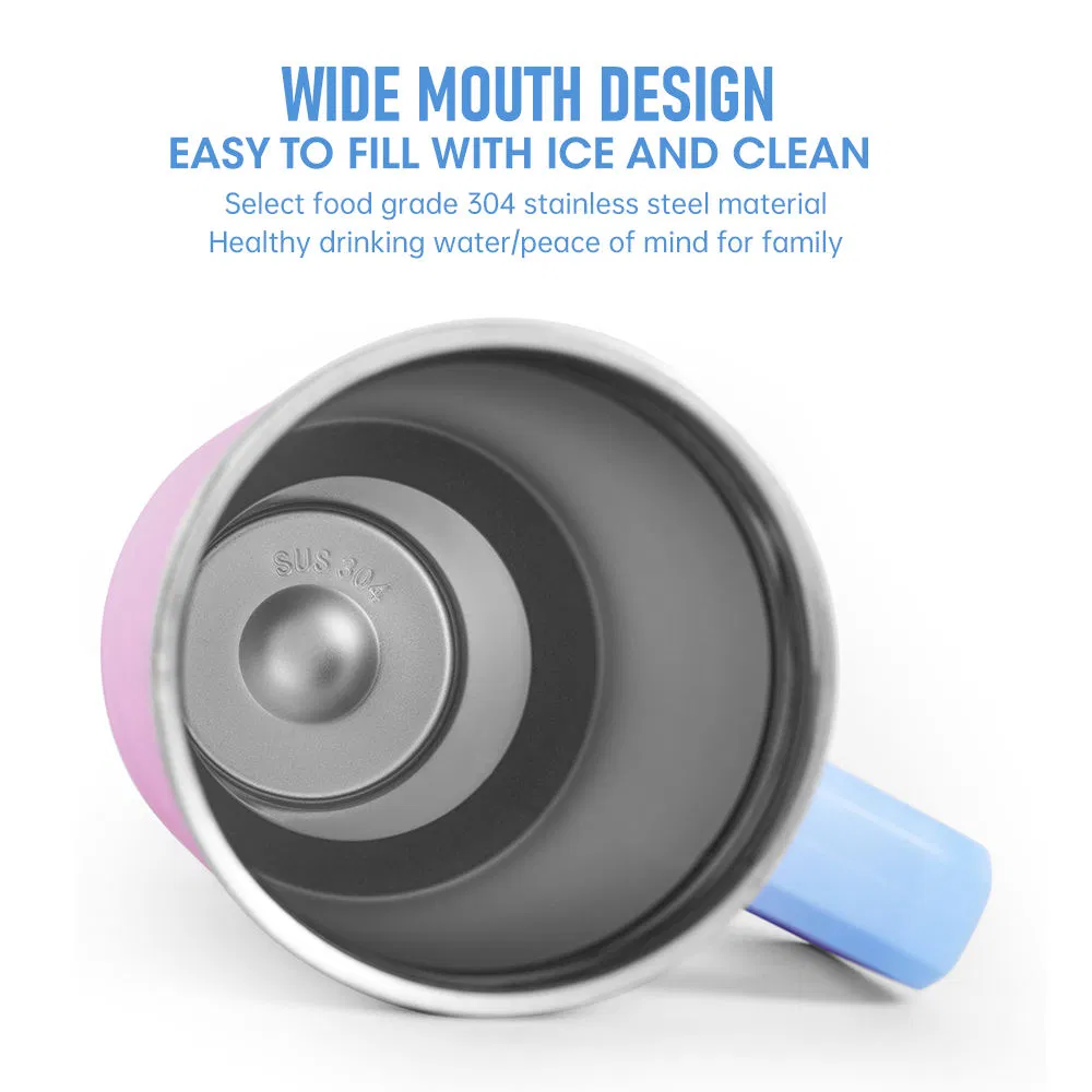 40oz Double Wall Stainless Steel Vacuum Insulated Tumbler with Handle Travel Mug