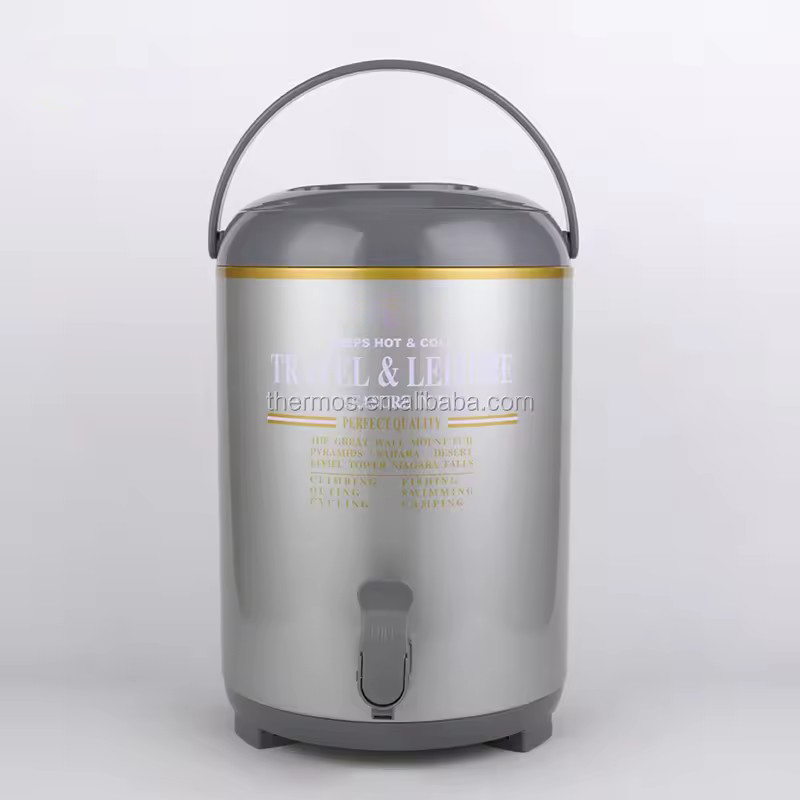 Big Size Vacuum Flask Wide Mouth Insulated Bucket Coffee Water Vacuum Jug