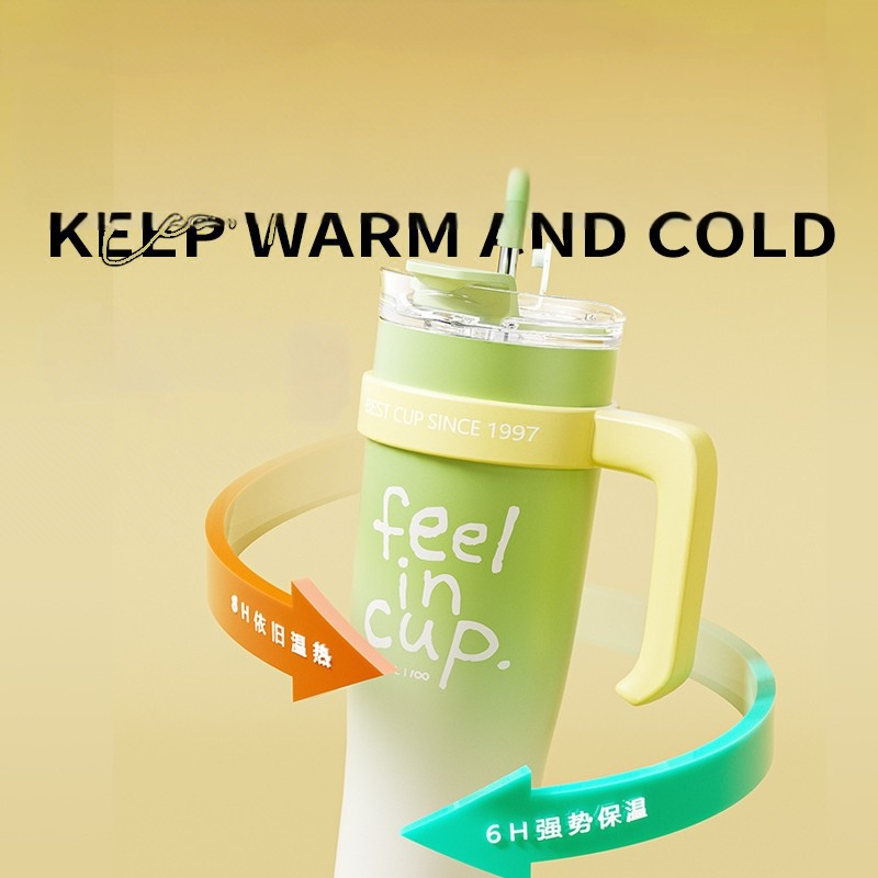 Bianli Sports Portable Double-Wall Vacuum Flask Insulated Stainless Steel Water Bottle