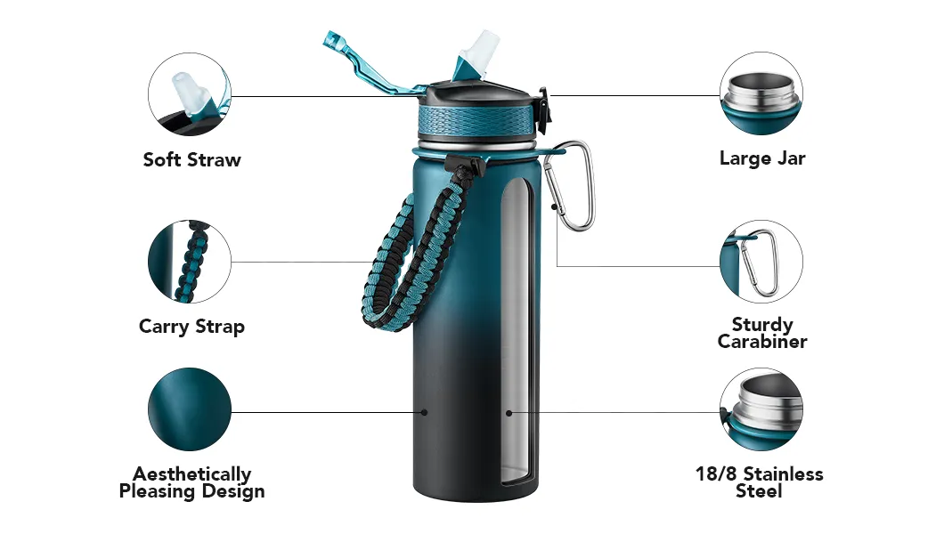 Insulated Vacuum Water Bottle Display 1