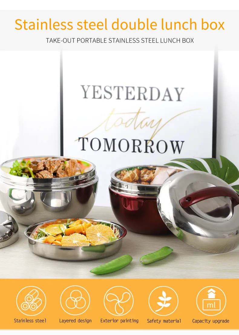 Stainless Steel Insulated Lunch Box