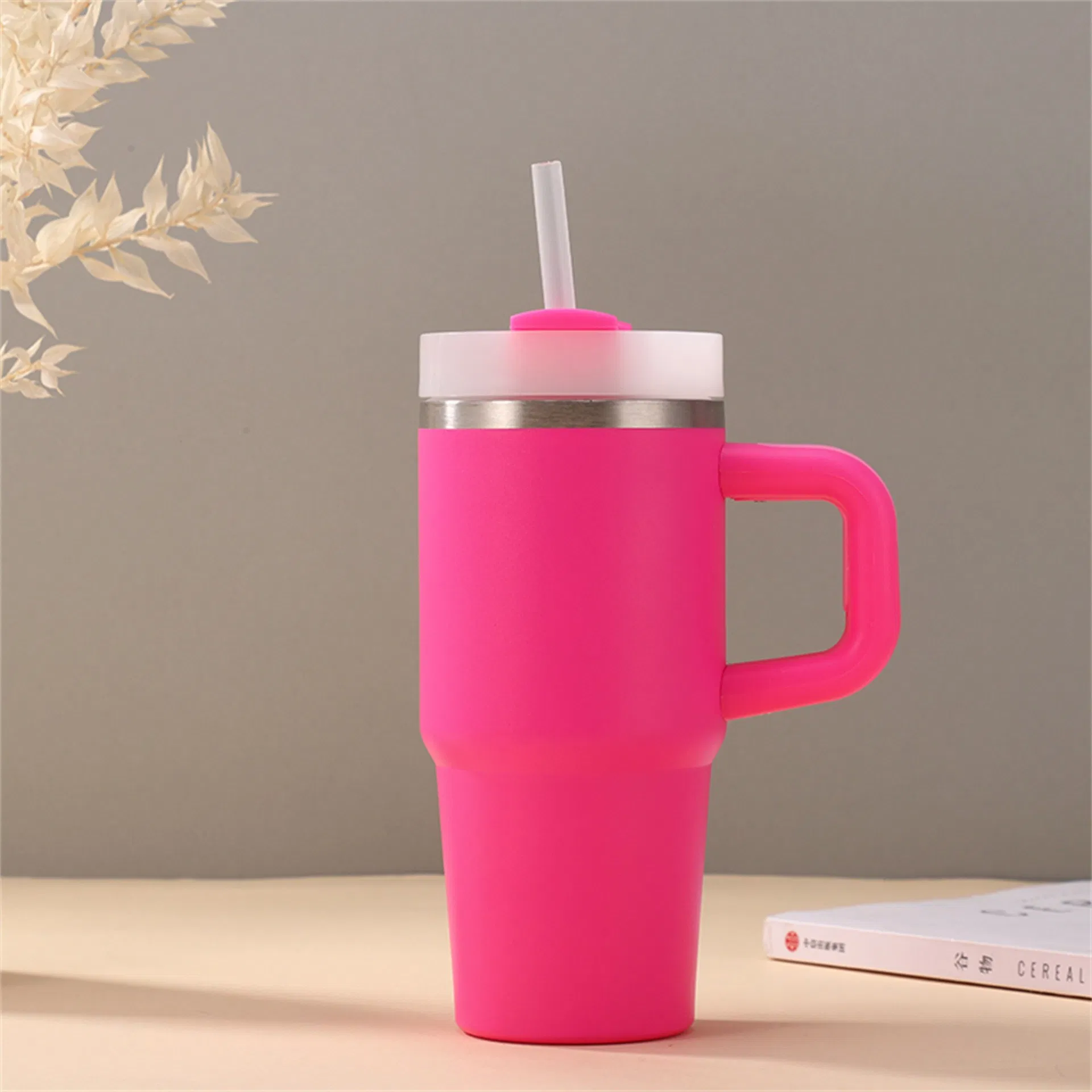 Custom Design Small Size Handgrip Stainless Steel Tumbler Kids Wholesale Thermal Kids Tumbler Cup Water Bottle Vacuum Flask with Straw 14oz