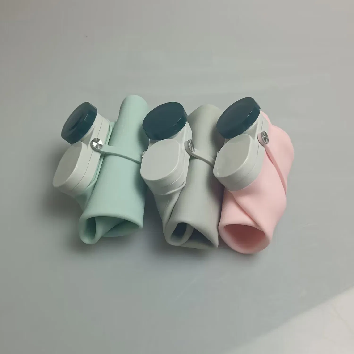 Collapsible Portable Silicone Water Bottle Retractable Folding Outdoor Ci23834