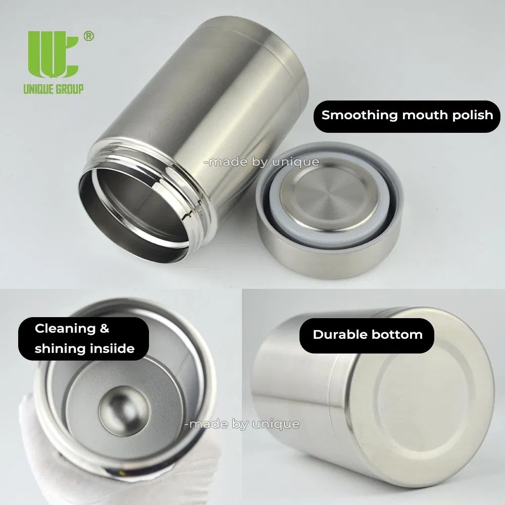 Leakproof Thermal Food Container Stainless Steel Vacuum Lunch Container for Office Meal and School Soup OEM