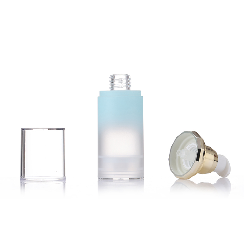 80ml 100ml 120ml Empty Black Acrylic Travel Portable Moisturizer Spray Cream Serum Vacuum Container Airless Lotion Pump Bottle