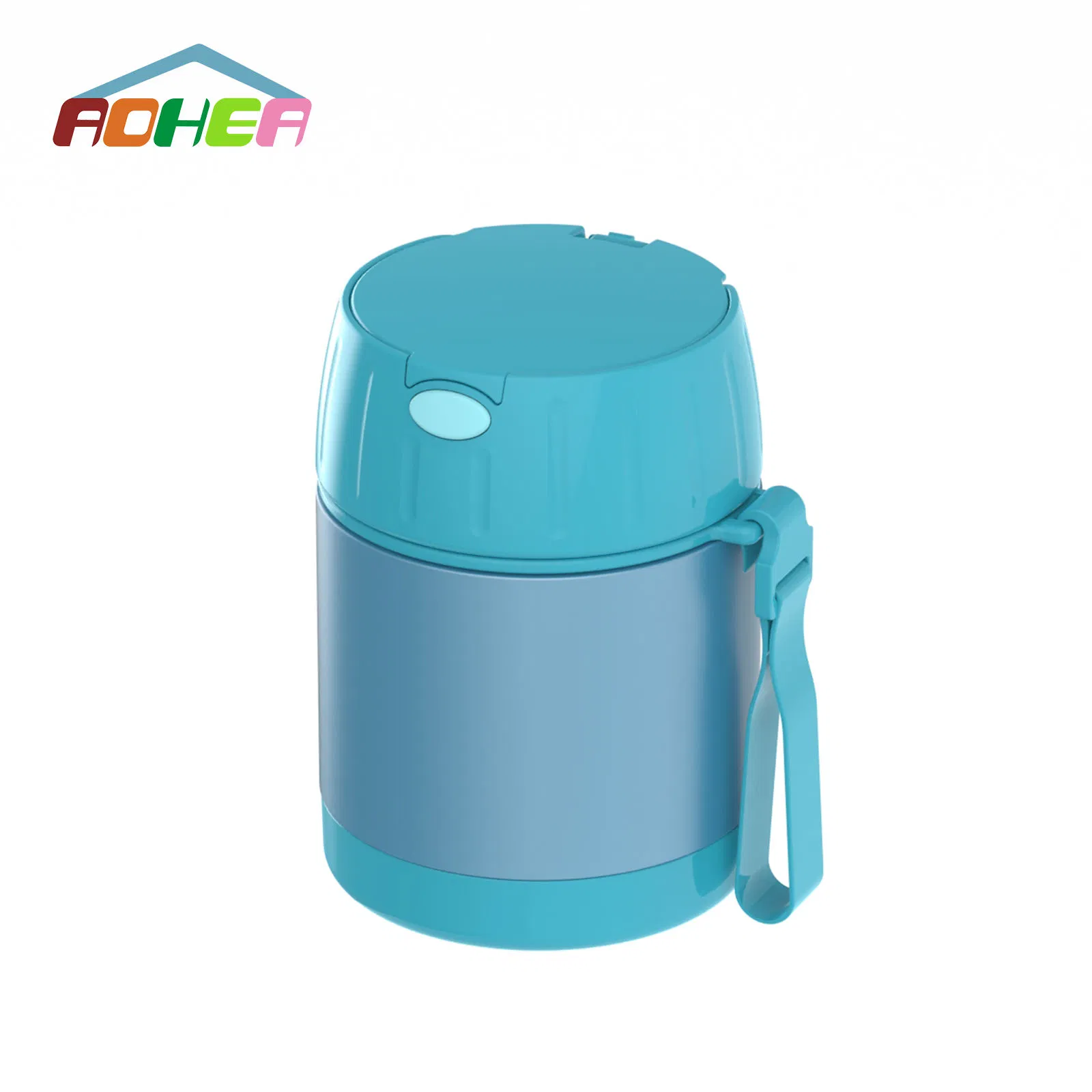 Advanced BPA - Free 400ml Ultra - Light Insulated Food Jar 100% Leak - Sealed Cool - Touch Body &amp; Portable Foldable Ergonomic Handle