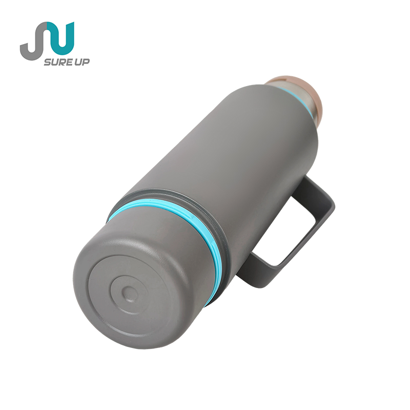 Sure up Classic Eco-Friendly Insulated Stainless Steel Wide Mouth Vacuum Flask Thermos Leakproof PC Cup Lid 12-24 Hours Thermal