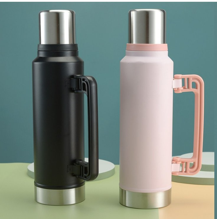 1300ml Outdoor Travel Stainless Steel Vacuum Flasks with Handle