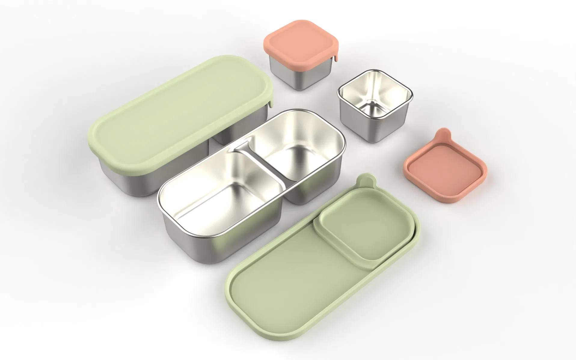 Aohea OEM ODM Theros for Hot Food &amp; Soup 16 Oz Insulated Food Jar with Foldable Spoon Leak Proof Stainless Steel Storage Canteen Double Walled 16 Oz