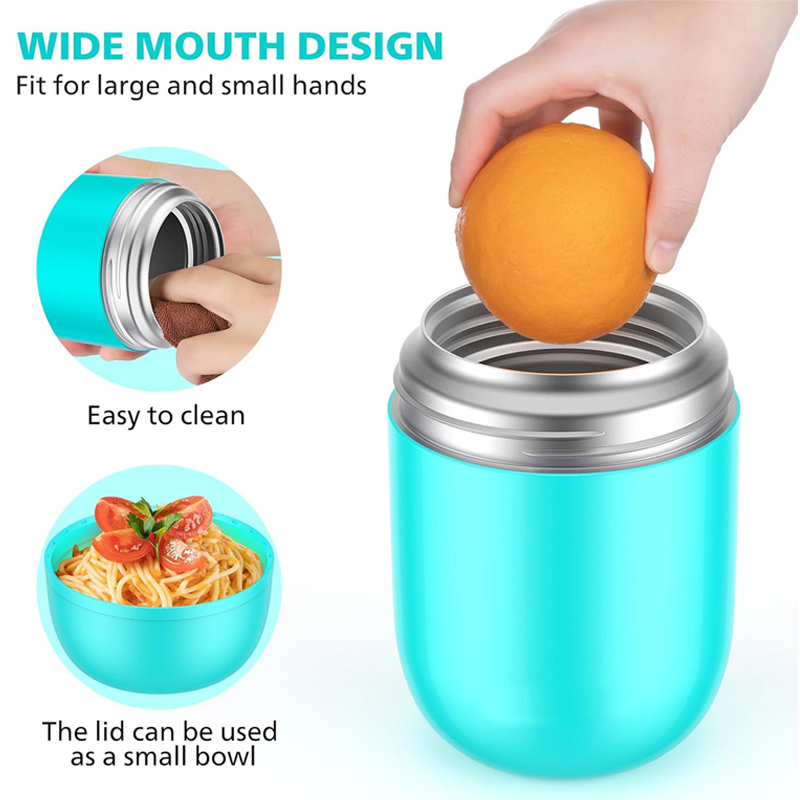 Customized Double Wall Vacuum Insulated Soup Thermos Food Jar Lunch Container