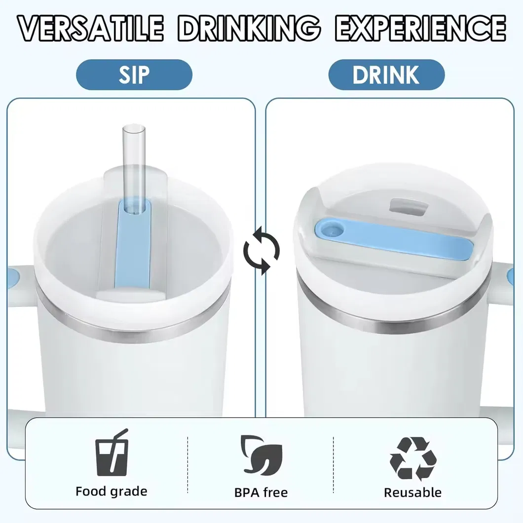 40 Oz Stainless Steel Tumbler Detail 1