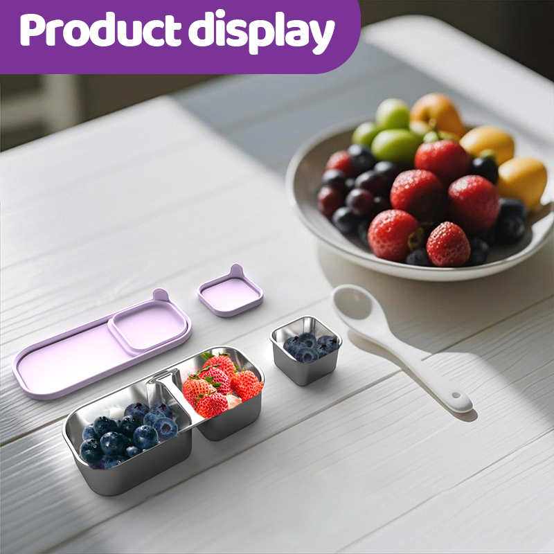 Aohea OEM ODM 9oz Stainless Steel Vacuum Insulated Kids Food Jar Soup Theros for Hot &amp; Cold Food Pink Rainbow Mermaid