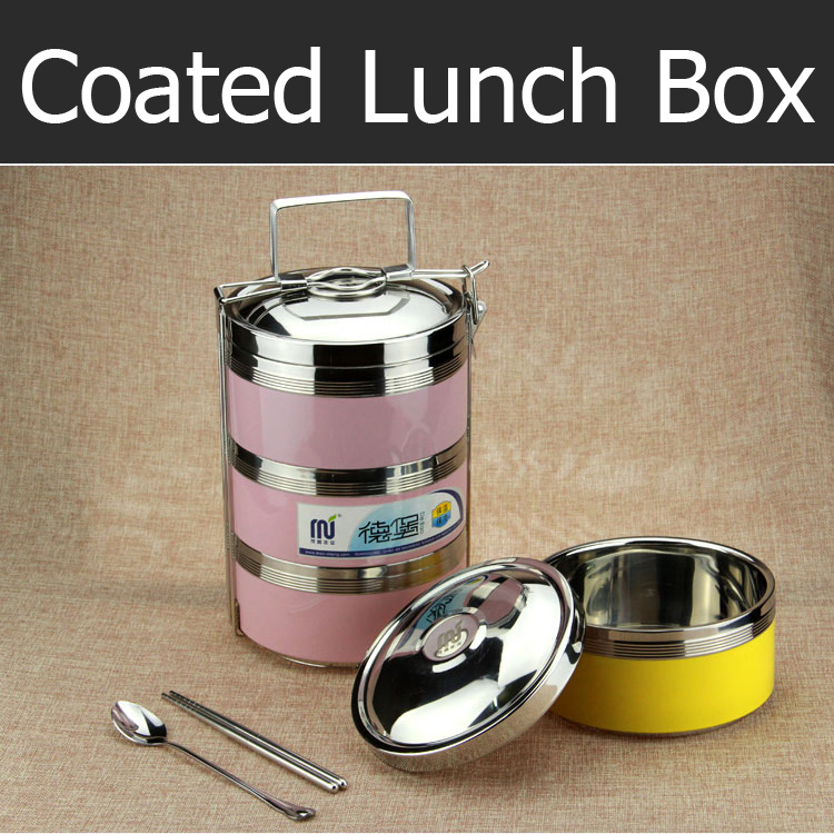 Stainless Steel Box Thermal Stackable Lunch Box Insulated Bento Lunch Container