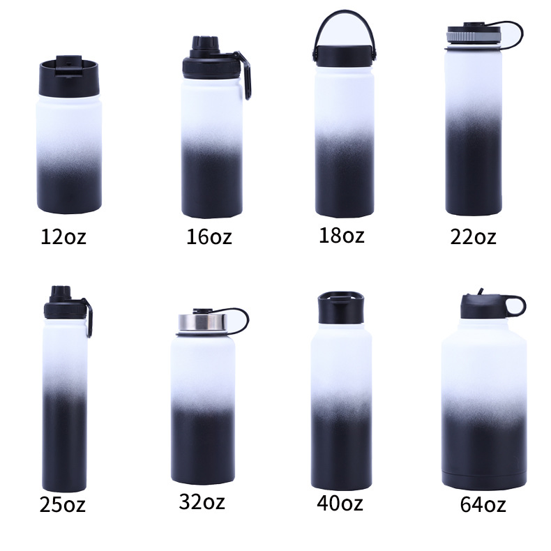 8 Sizes High Quality Stainless Steel Sports Water Bottle Insulated Vacuum Flask