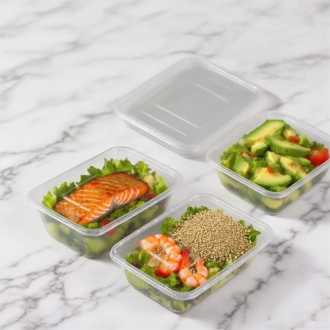 Multi-Specification Sealed Container – Safe for Food Takeaway, Leakproof &amp; Preserves Freshness