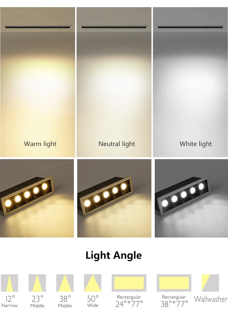 LED Recessed Linear Downlight 6