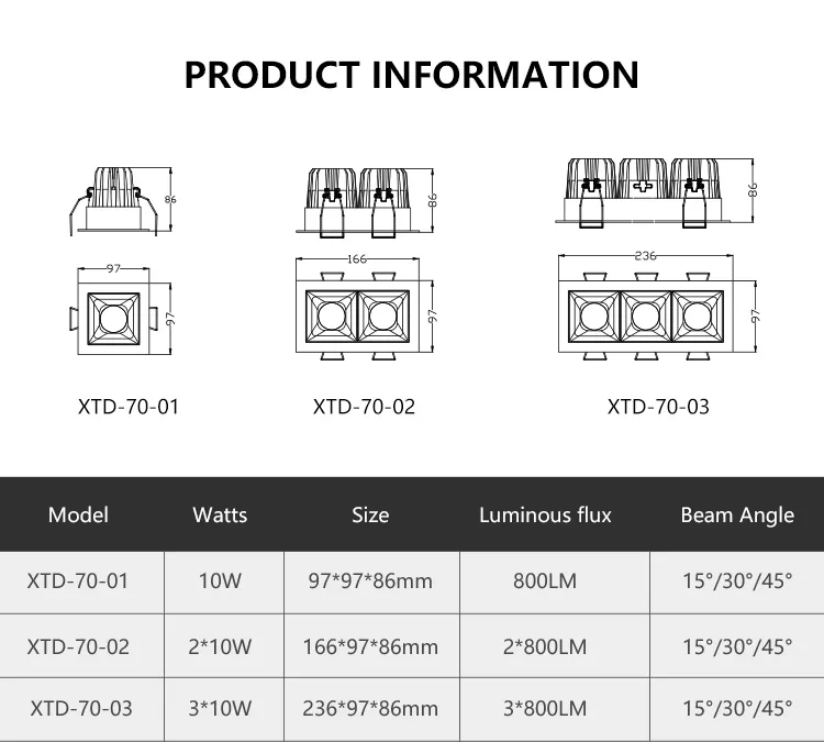 Recessed Grille Light