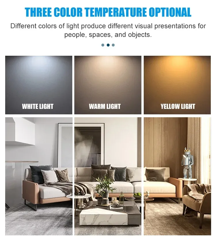 9W Surface Mounted Adjustable Recessed Aluminum LED Ceiling Downlight