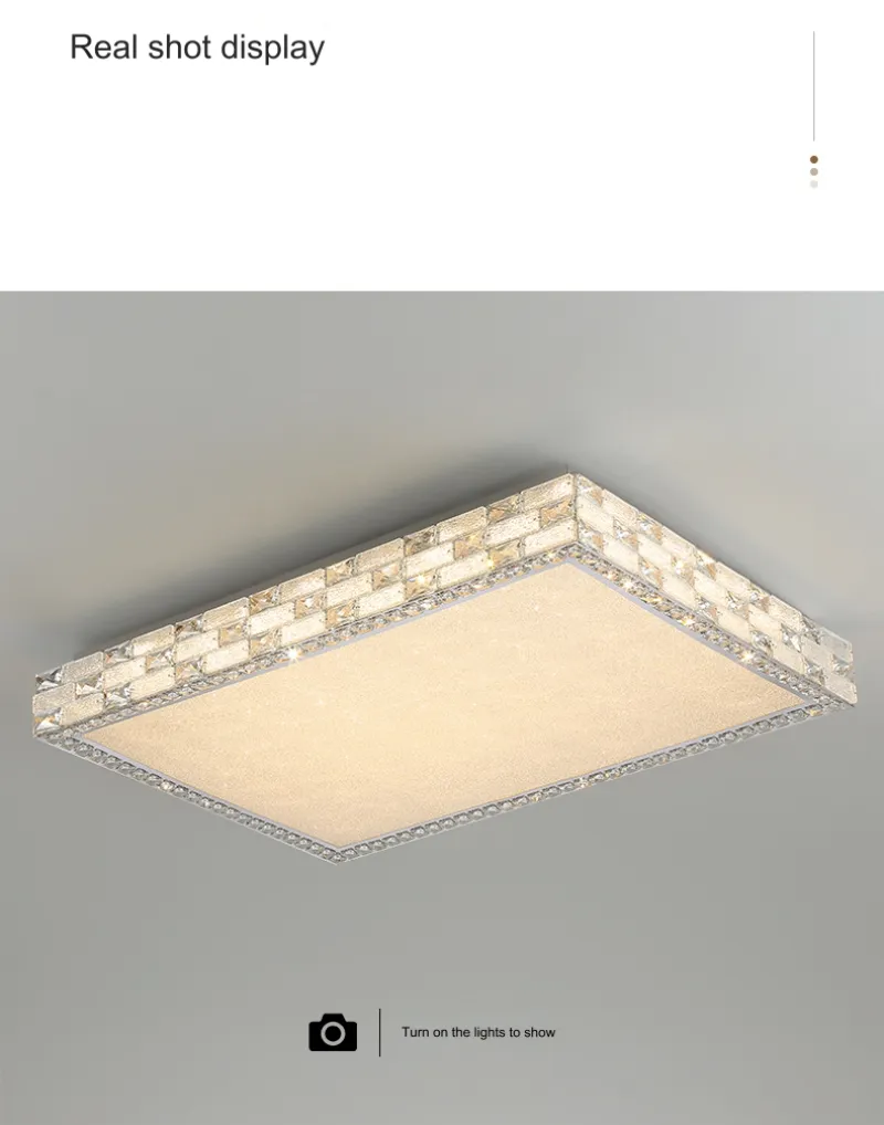 Modern Crystal LED Ceiling Light 5