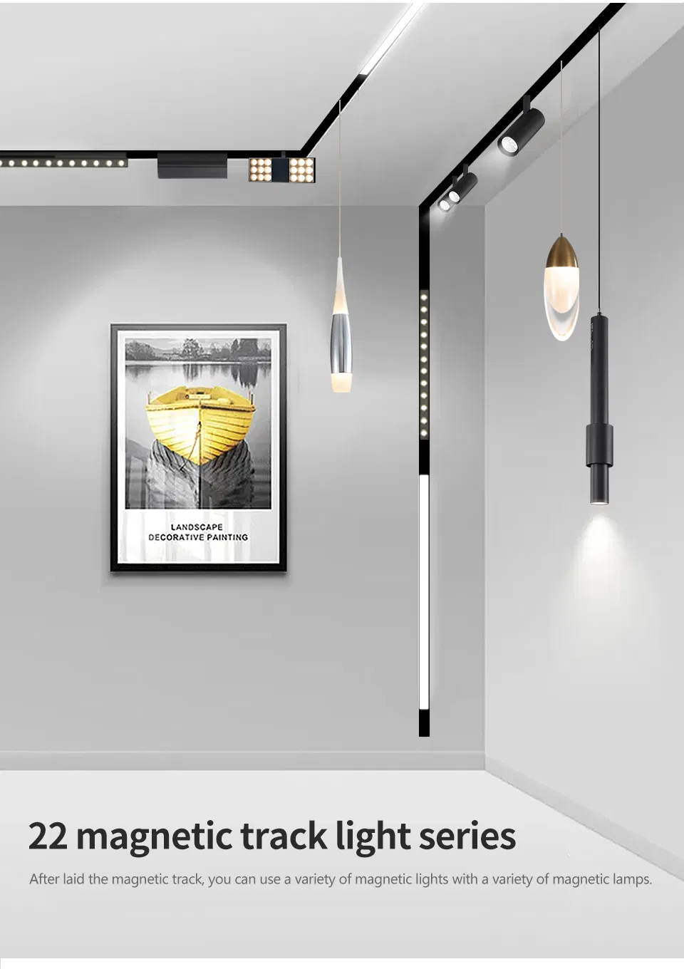 Smart Track Magnetic Lamp