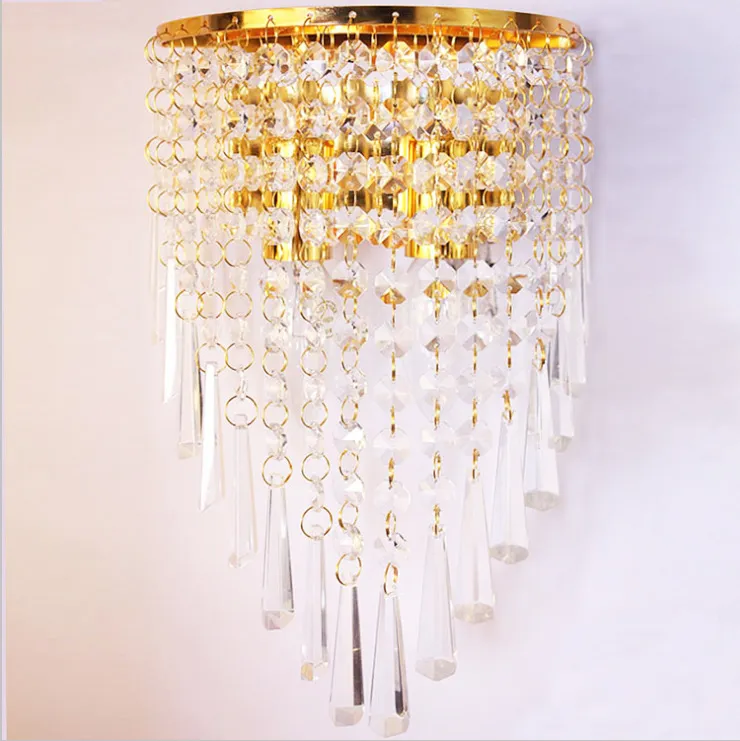 Modern Crystal Vanity Wall Light