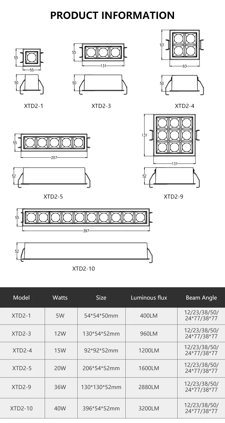 LED Recessed Linear Downlight 3