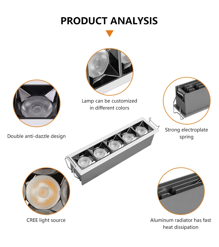LED Recessed Linear Downlight 2
