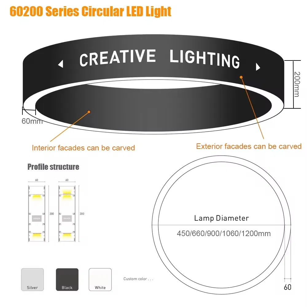 Hanging LED Circular Light