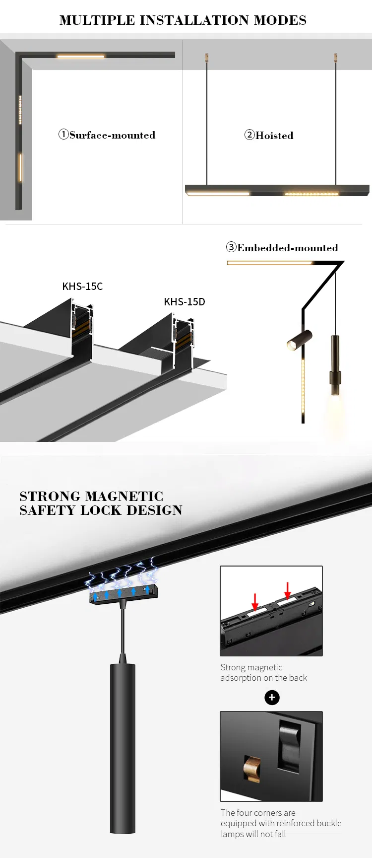 Magnetic Track Light View 3