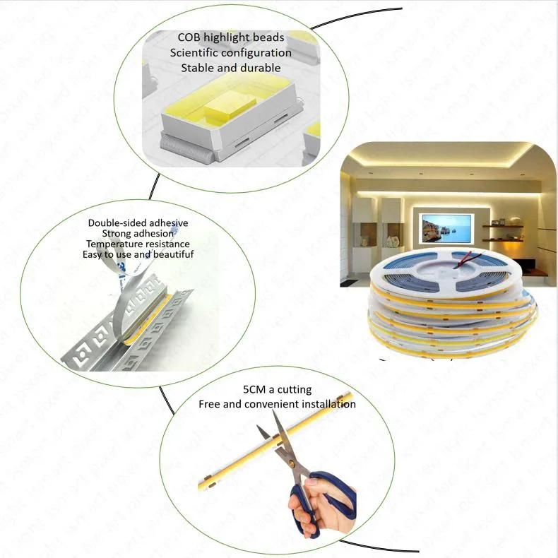 Flexible LED COB Strip Light