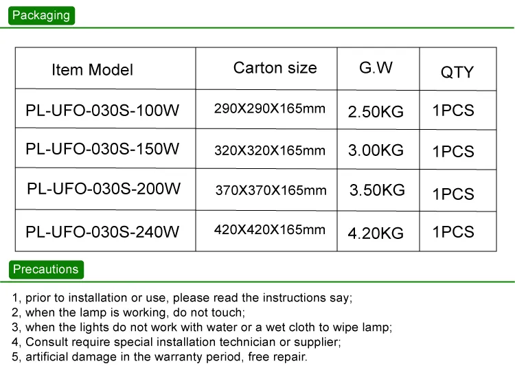 UFO LED High Bay Light 10