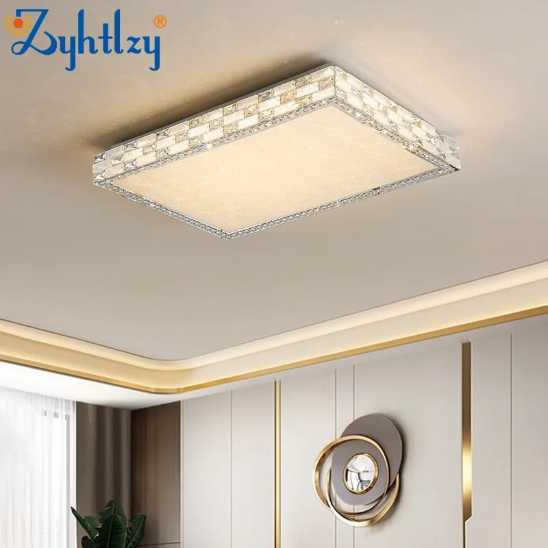 Modern Crystal LED Ceiling Light 1