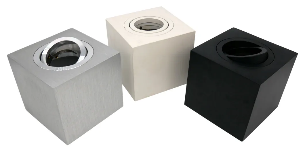 Square Cuboid GU10 LED Halogen Downlight Fixture