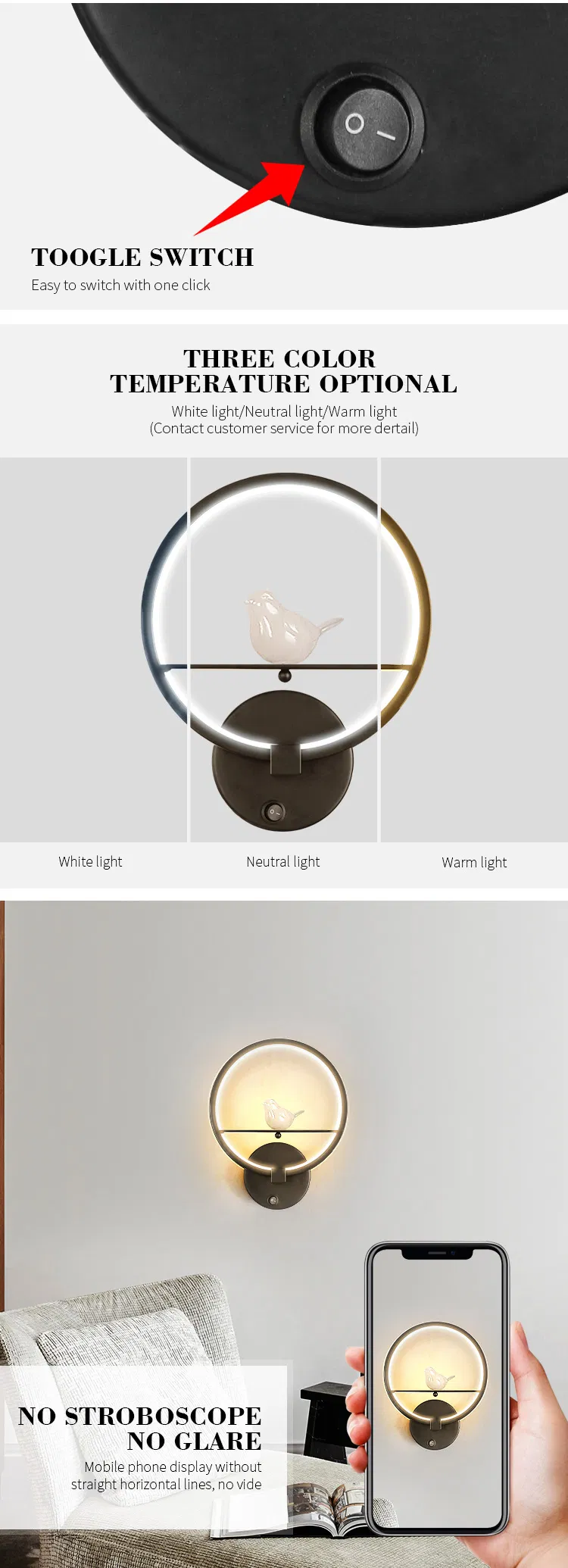 LED Wall Lamp Display 3