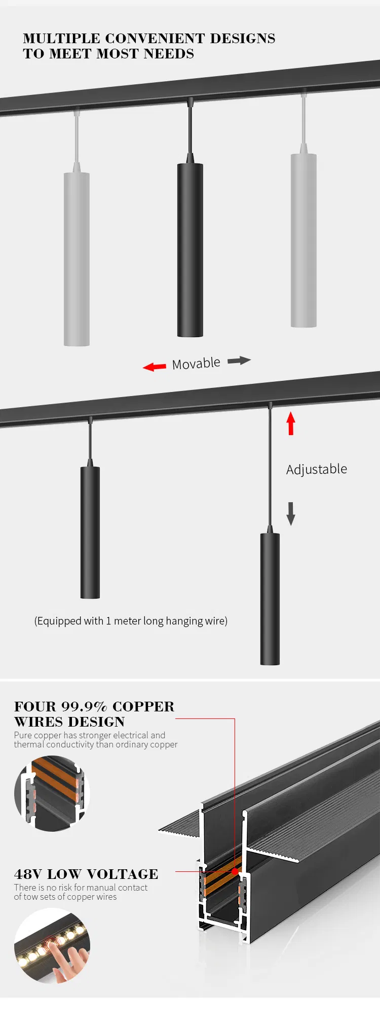 Magnetic Track Light View 4