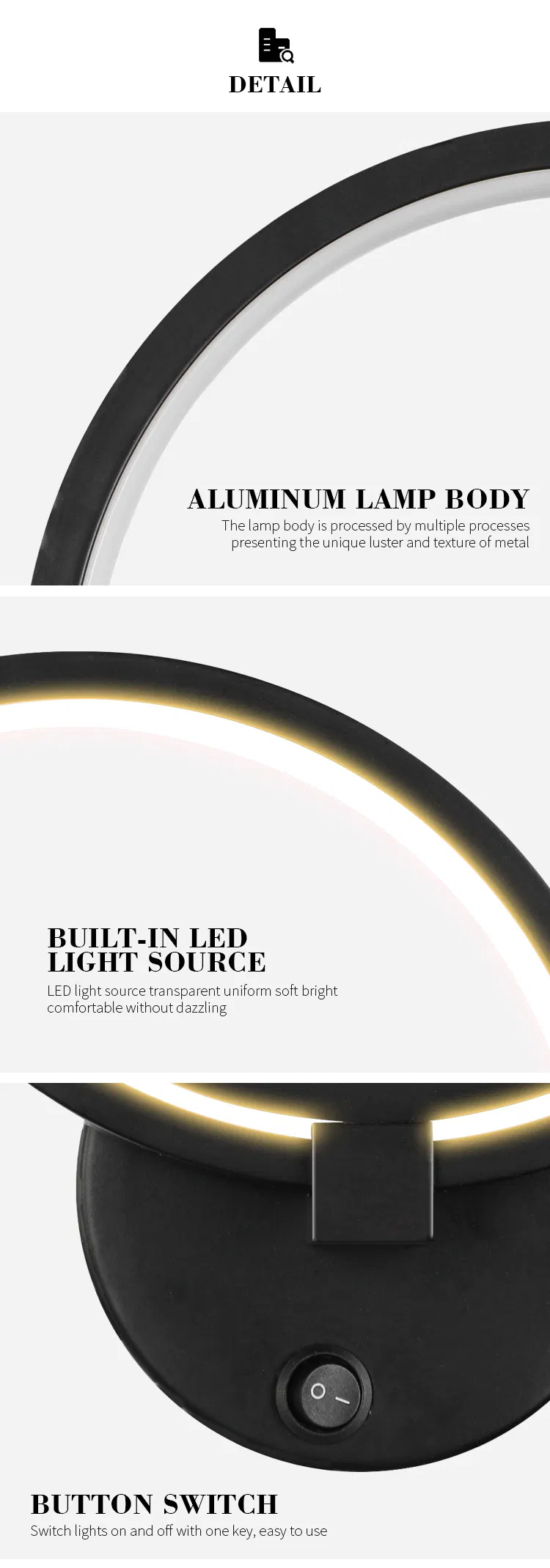 LED Wall Lamp Detail 2