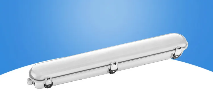 130lm/W IP65 Ik08 Linear Low Bay Tri-Proof LED Light