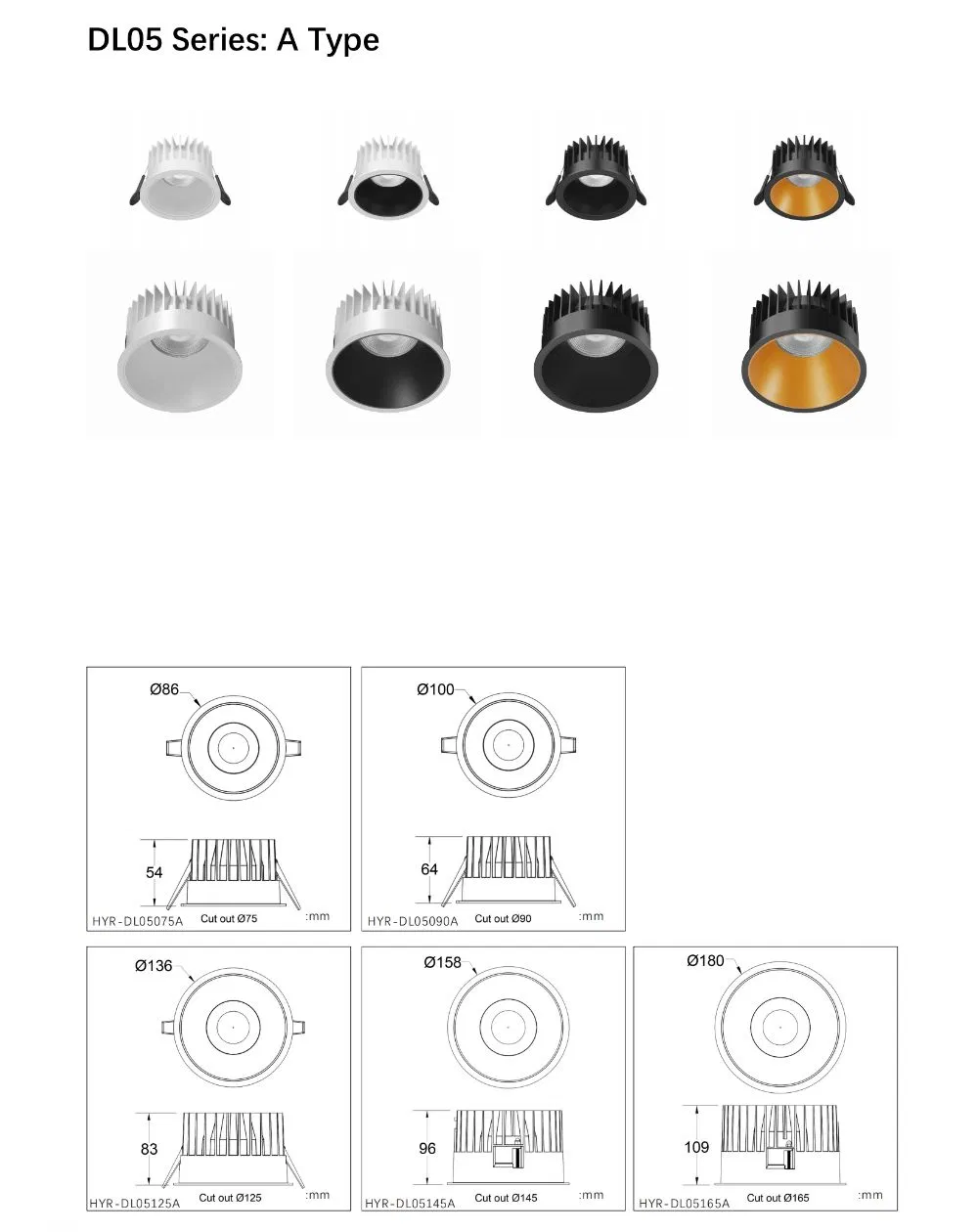 IP54 LED Downlight