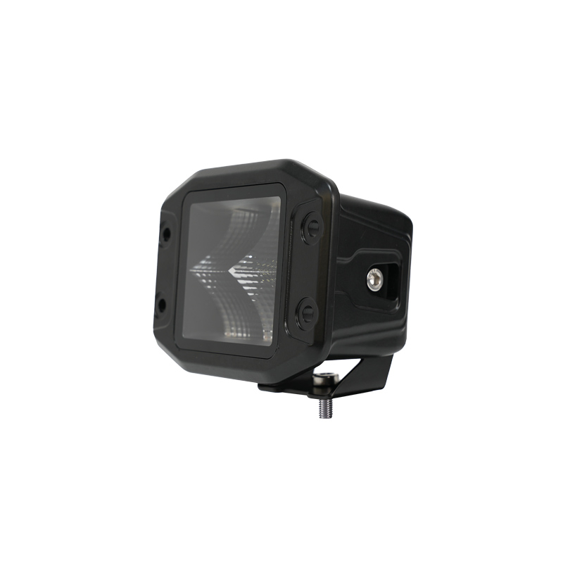 China Factory 4in 40W Bezel Less Flush Mount LED Cube Light for Truck UTV ATV SUV Bumper
