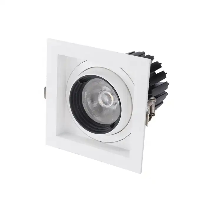 Anti Glare CCT Grill Panel Light Adjustable GU10 Recessed LED Downlight for Project Spotlights