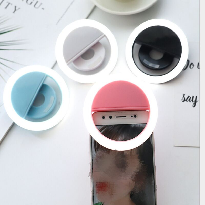 Custom Selfie Ring Light Mobile Phone Rechargeable Camera Mini LED Light