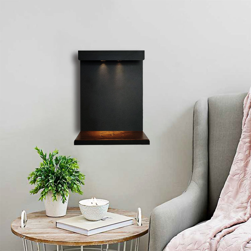 2023 Hot Sale LED Light Indoor Wood Wall Sconce for Bedroom, Bedside