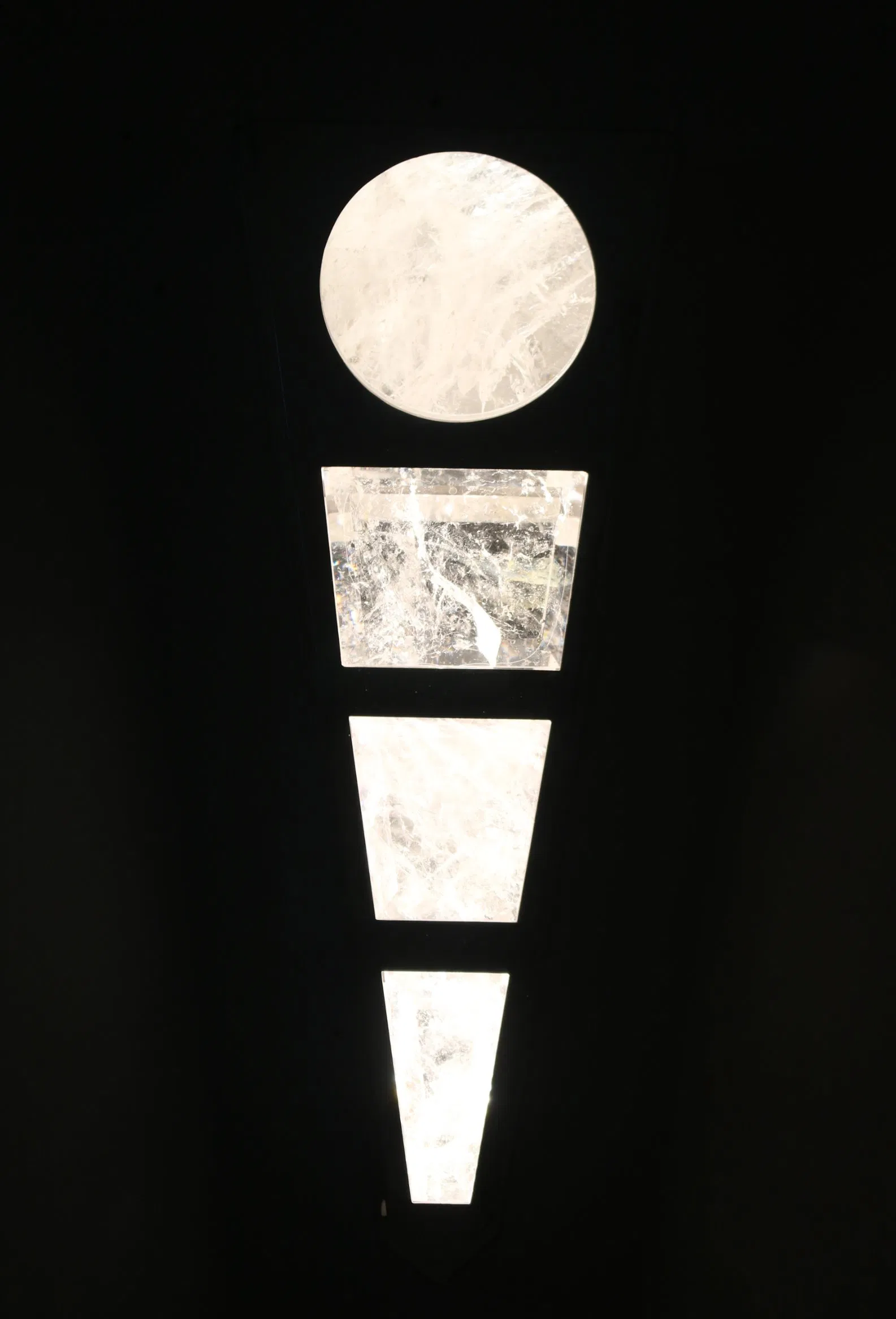 Quartz Wall Sconce, Rock Sconce, Quartz Lighting