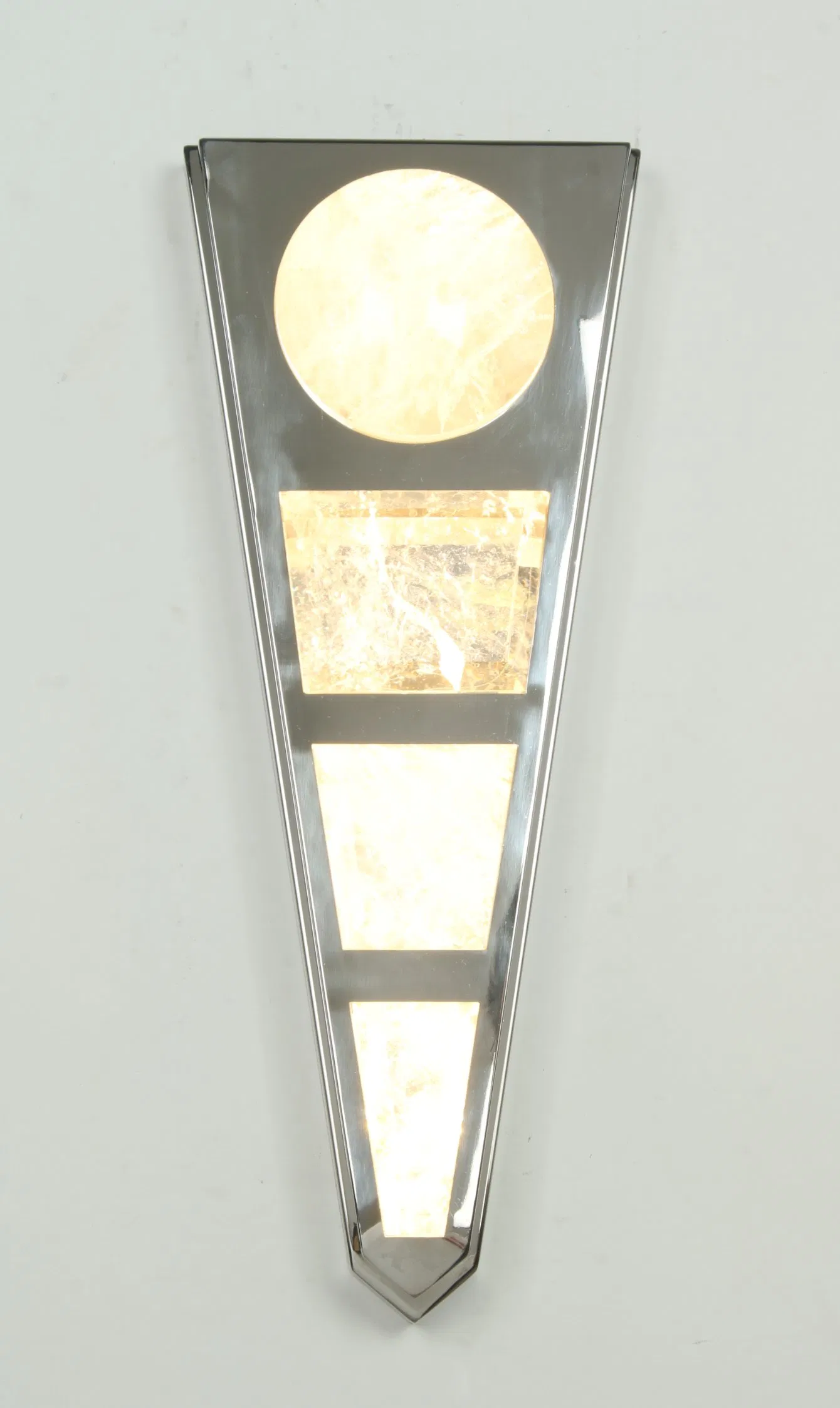 Quartz Wall Sconce, Rock Sconce, Quartz Lighting