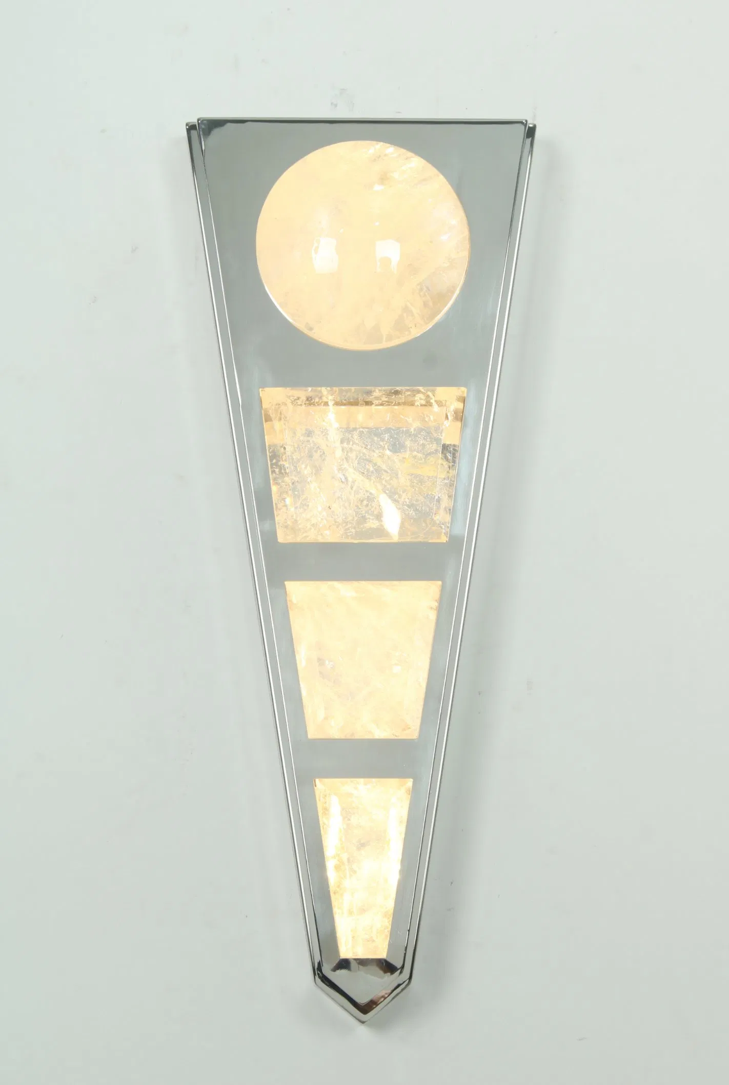 Quartz Wall Sconce, Rock Sconce, Quartz Lighting