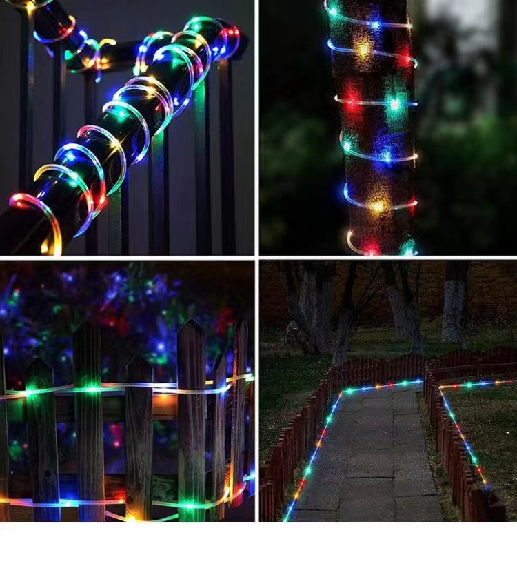 Newest Ws2812 LED Magic Tube Strip Light APP Control Dimmable for Outdoor Park Steps Road Landscape Decor